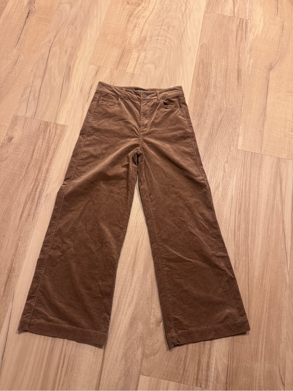 PAIGE wide Leg Brown Corduroy Pants